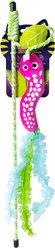 Quirky Kitty Glowing Forest Snake Cat Teasers Wands Toy with Catnip, Multicolor