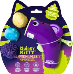 Quirky Kitty Glowing Forest Mouse Interactive Cat Launchers Toy with Catnip, Multicolor, 3 count