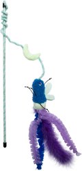 Quirky Kitty Glowing Forest Firefly Cat Teasers Wands Toy with Catnip, Multicolor slide 2 of 4