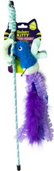 Quirky Kitty Glowing Forest Firefly Cat Teasers Wands Toy with Catnip, Multicolor