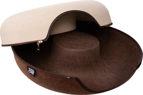 Show full view: Travel Cat Donut Cat Hideaway Cave & Scratcher Cat Bed, Meowcchiatio slide 5 of 9