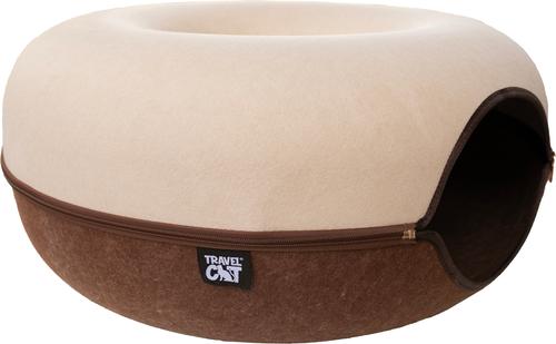 Show full view: Travel Cat Donut Cat Hideaway Cave & Scratcher Cat Bed, Meowcchiatio slide 3 of 9