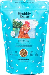 Grubbly Farms Omega Mix Supplement for Chickens, 1-lb bag