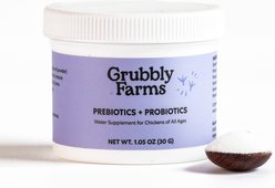 Grubbly Farms Prebiotics + Probiotics Poultry Powder Supplement, 30-g jar