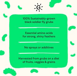 Grubbly Farms Grubblies Oven-Dried Non-GMO Black Soldier Fly Grubs Chicken Treats, 5-lb bag slide 2 of 8
