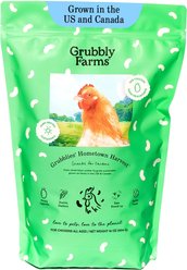 Grubbly Farms Grubblies Oven-Dried Non-GMO Black Soldier Fly Grubs Chicken Treats, 1-lb bag
