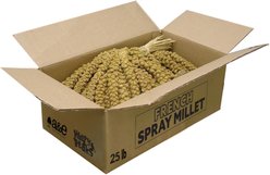 A&E Cage Company French Millet Seed Blends Bird Treats, 25-lb box