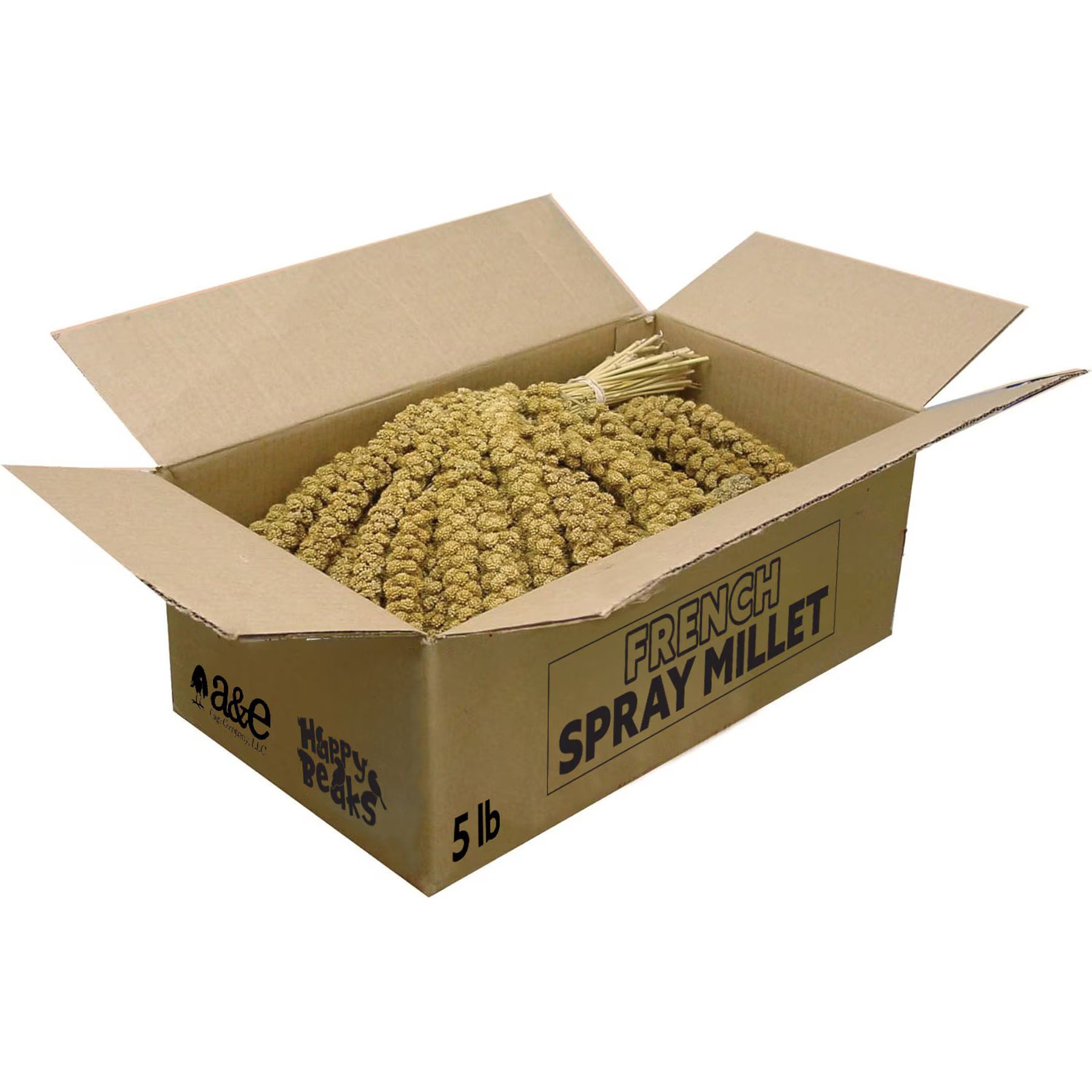 A&E Cage Company French Millet Seed Blends Bird Treats, 5-lb box