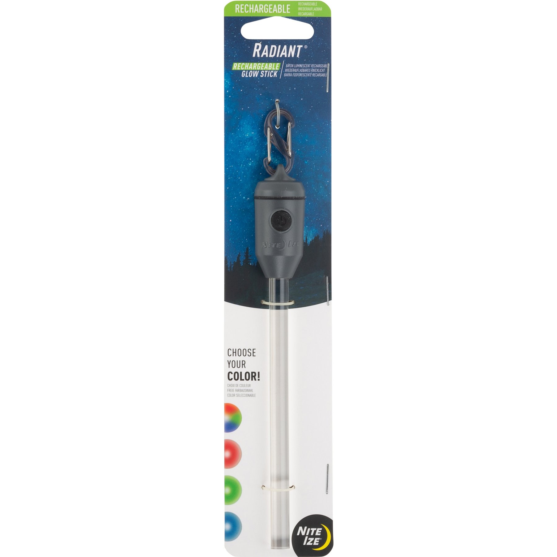 Nite Ize Radiant Rechargeable LED Glow Stick Disc-O Select