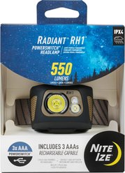 Nite Ize Radiant® RH1 PowerSwitch Dog Walking Headlamp, Coyote/Black, 550 Lumens