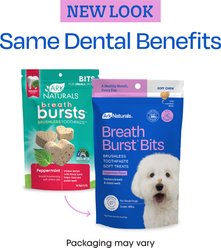 Ark Naturals Breath Bursts Peppermint Bits Small Dental Dog Treats, 4-oz bag slide 2 of 8