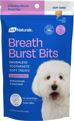 ARK NATURALS Breath Bursts Peppermint Bits Small Dental Dog Treats