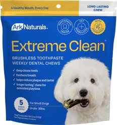 Ark Naturals Extreme Clean Brushless Dog Toothpaste, Small, 12-oz bag