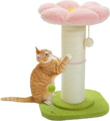 PAWZ Road Flower Super Thick Cat Scratching Post, Beige