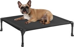 Veehoo Cooling Elevated Dog Bed, Black, Medium