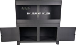 Reptile Kages 4x2 Premium PVC Reptile Terrarium Enclosure Cabinet, Black, 120-gal slide 2 of 9