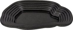 Reptile Kages Bathing Pool Bowl with Steps, Black, Large: 1-gal