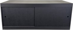 Reptile Kages 4x2 Premium PVC Reptile Terrarium Enclosure Stand, Black, 120-gal
