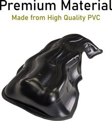 Reptile Kages PVC Reptile Log Hideout Box, Black, 6-gal slide 2 of 6