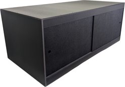 Reptile Kages 5x2 Premium PVC Reptile Terrarium Enclosure Stand, Black, 120-gal