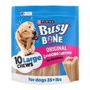 Busy Bone Original Long-Lasting Real Meat Large Dog Treats, 10 count