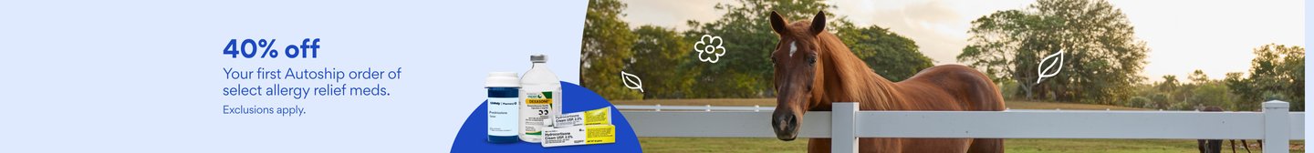 40% off your first Autoship order of select allergy relief meds. Exclusions apply.