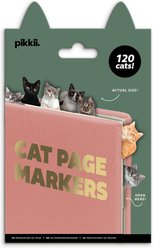 Pikkii Cat Page Markers Christmas Stocking, 12 count