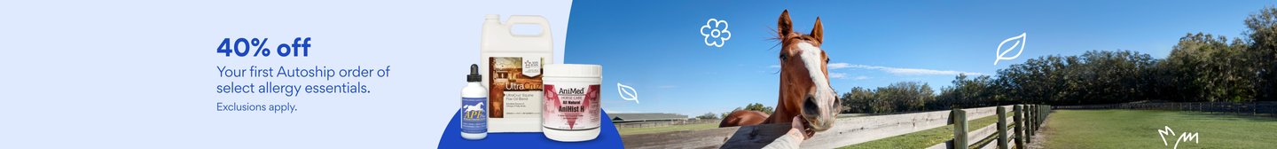 40% off your first Autoship of select allergy essentials. Exclusions apply.