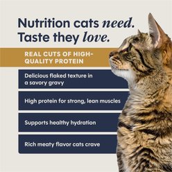 Instinct Flaked Split Cup Grain-Free Real Duck Entree in Gravy Wet Cat Food, 2.64-oz cup, case of 12 slide 2 of 8