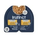 Instinct Flaked Split Cup Grain-Free Real Chicken Entree in Gravy Wet Cat Food, 2.64-oz cup, case of 12