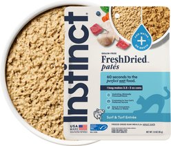 Instinct FreshDried Pates Grain-Free Surf & Turf Entree Freeze-Dried Cat Food, 3-oz bag