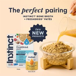 Instinct Cage-Free Chicken Bone Broth Cat Food Topper, 16-oz pouch slide 2 of 9