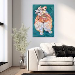 Trend Board Life Look Back At It Canvas Wall Art Pet Gift Decor, Multicolor, 36 x 24-in slide 2 of 9