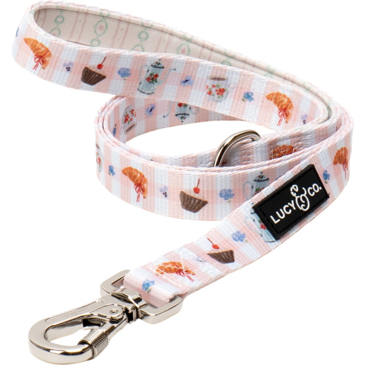 Lucy & Co. Sipping Slowly Dog Leash, Small: 5-ft long, 0.6-in wide