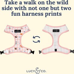 Lucy & Co. Sipping Slowly Reversible Dog Harness, Small: 14 to 18-in chest slide 2 of 8