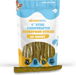 HOTSPOT PETS 6-in Vital Chondroitin Packed Superfood Sticks Dog Treats, 60 count