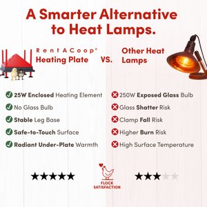 RentACoop Chick Brooder Heating Plate, 12 x 12-in, 22 watt