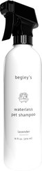 Begley's Natural No-Rinse Waterless, Bathless Cleaning, Deodorizing & Odor Removal Fresh Lavender Scent Dog & Cat Shampoo, 16-fl oz, 1 count
