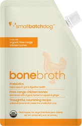 Smallbatch Pets Organic Shelf Stable Adult Chicken Bone Broth Grain-Free Liquid Wet Dog Food Topper, 16-fl oz bottle