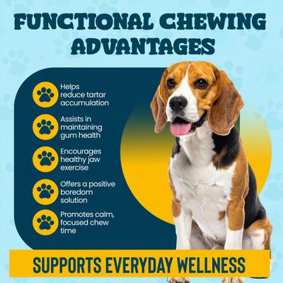 Show full view: HOTSPOT PETS 7 to 8-in Peanut Butter Flavor Rawhide Retriever Rolls Dog Chew Treats, 20 count slide 7 of 7