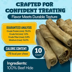 HOTSPOT PETS 7 to 8-in Chicken Flavor Rawhide Retriever Rolls Dog Chew Treats, 10 count slide 2 of 6