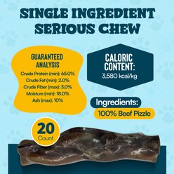 HOTSPOT PETS 6-in Premium Individually Wrapped Braided Bully Sticks Dog Treats, 20 count slide 2 of 6