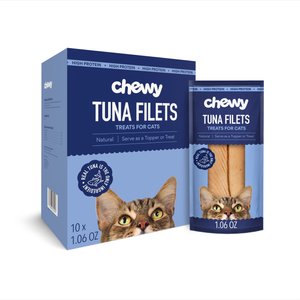 Chewy Made Tuna Filets Cat Food Toppers (FORMERLY AMERICAN JOURNEY LANDMARK), 1.06-oz, pack of 10