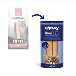 Chewy Made Tuna Filets Cat Food Toppers (FORMERLY AMERICAN JOURNEY LANDMARK), 1.06-oz, pack of 10