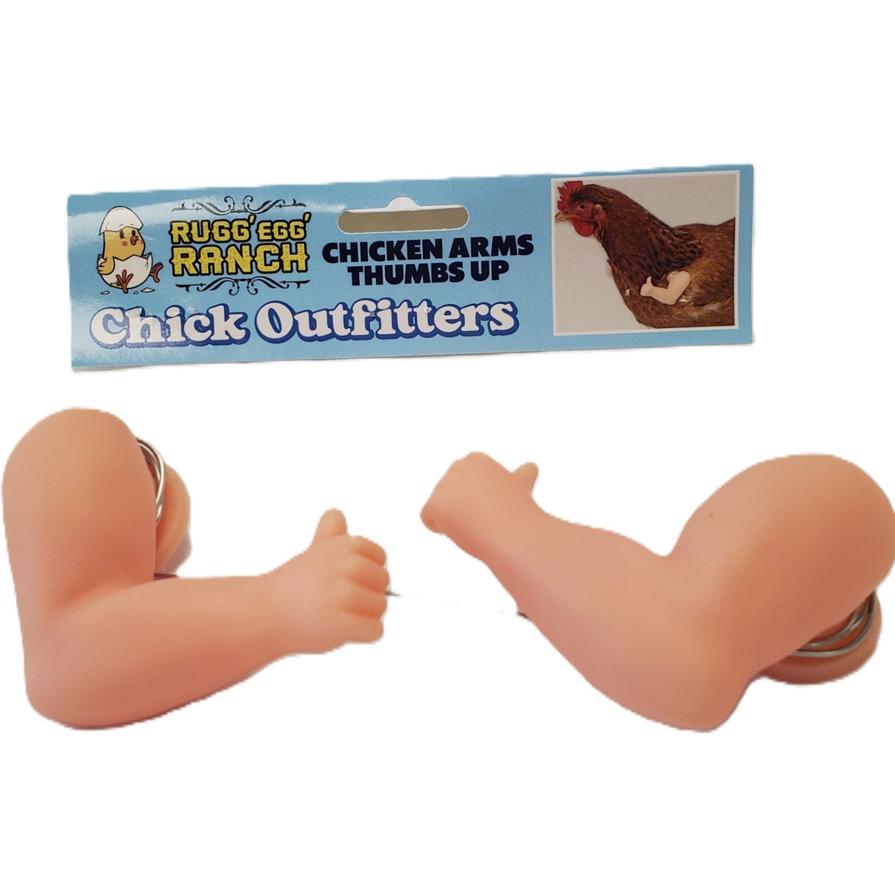 RUGG'egg' RANCH Chicken Arms Thumbs Up Toy