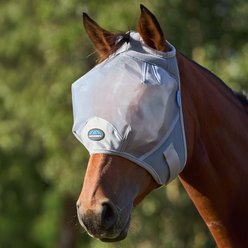 WeatherBeeta ComFiTec Fine Mesh Horse Fly Mask, Grey, Small
