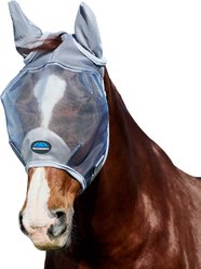WeatherBeeta ComFiTec Fine Mesh Fly Mask with Ears, Grey, XX-Small
