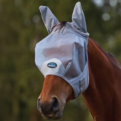 WeatherBeeta ComFiTec Fine Mesh Fly Mask with Ears, Grey, XX-Small slide 2 of 2
