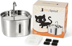 KittySpout The KittySpout Stainless Steel Cat Fountain, 2.2-l slide 2 of 9