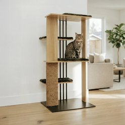 INSTACHEW Cali Multifunctional Cat Tree with LED Lighting, Oak